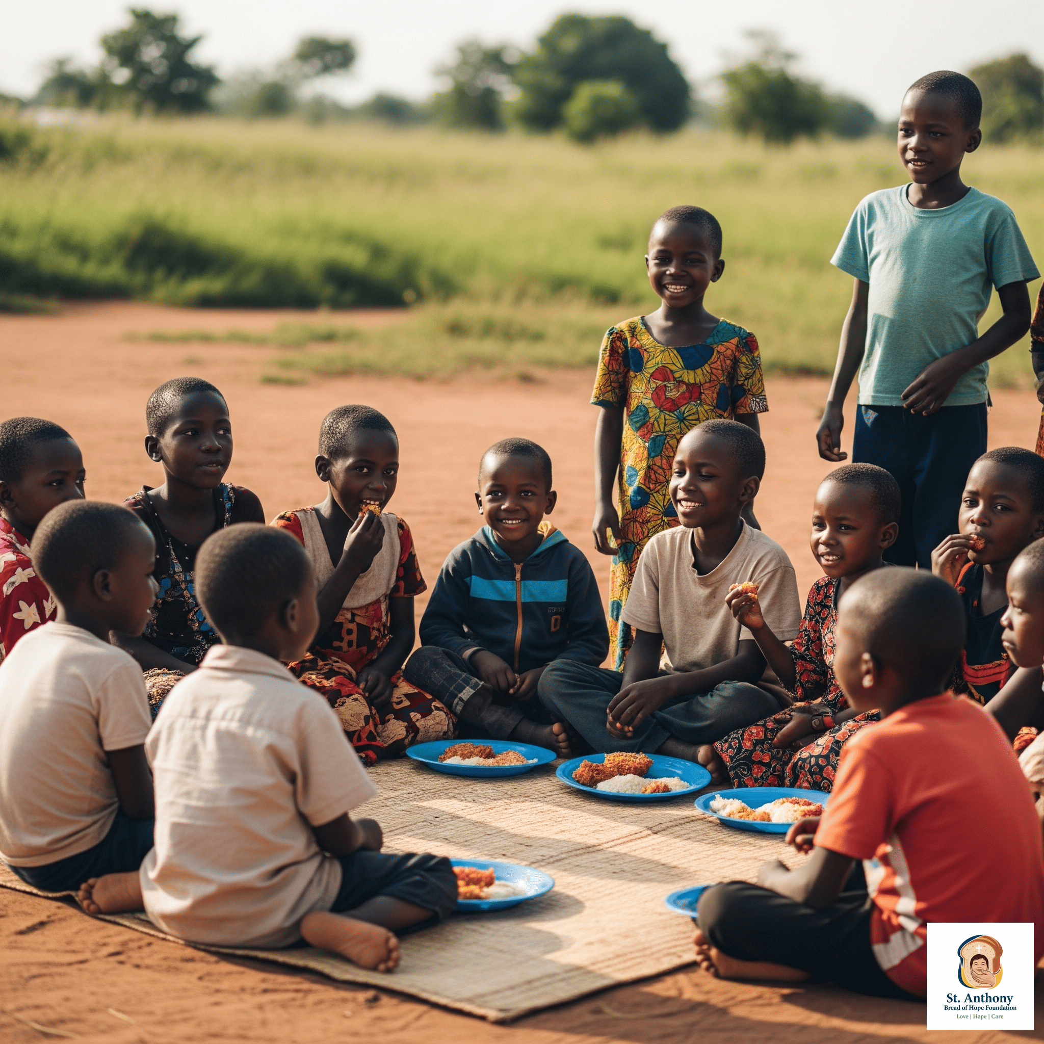 Children eating